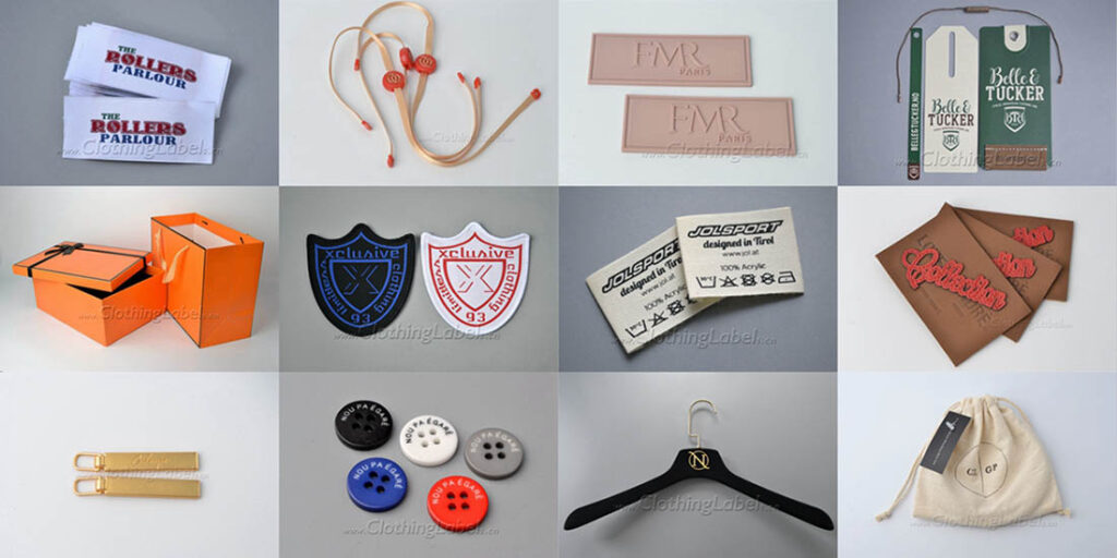 fabric clothing tags